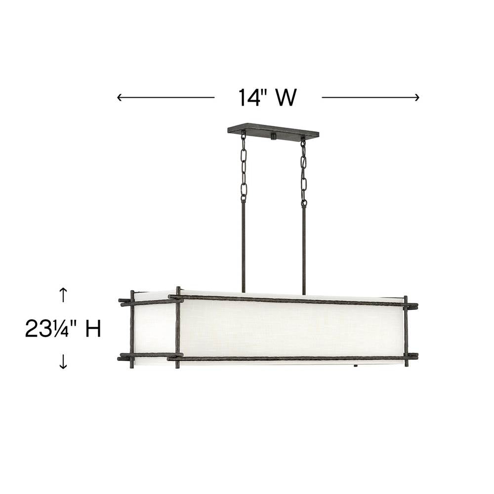 Hinkley Lighting Tress Six Light Linear