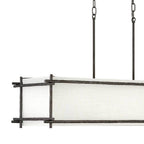 Hinkley Lighting 3676FE Forged Iron Six Light Linear Image 2