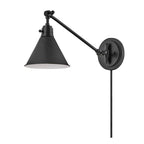 Hinkley Lighting 3690BK Black Small Single Light Sconce Image 5