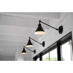 Hinkley Lighting 3690BK Black Small Single Light Sconce Image 2