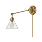 Hinkley Lighting 3690HB-CL Heritage Brass with Clear glass Small Single Light Sconce Image 2