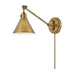 Hinkley Lighting 3690HB Heritage Brass Small Single Light Sconce Image 3