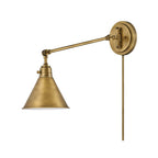 Hinkley Lighting 3690HB Heritage Brass Small Single Light Sconce Image 2