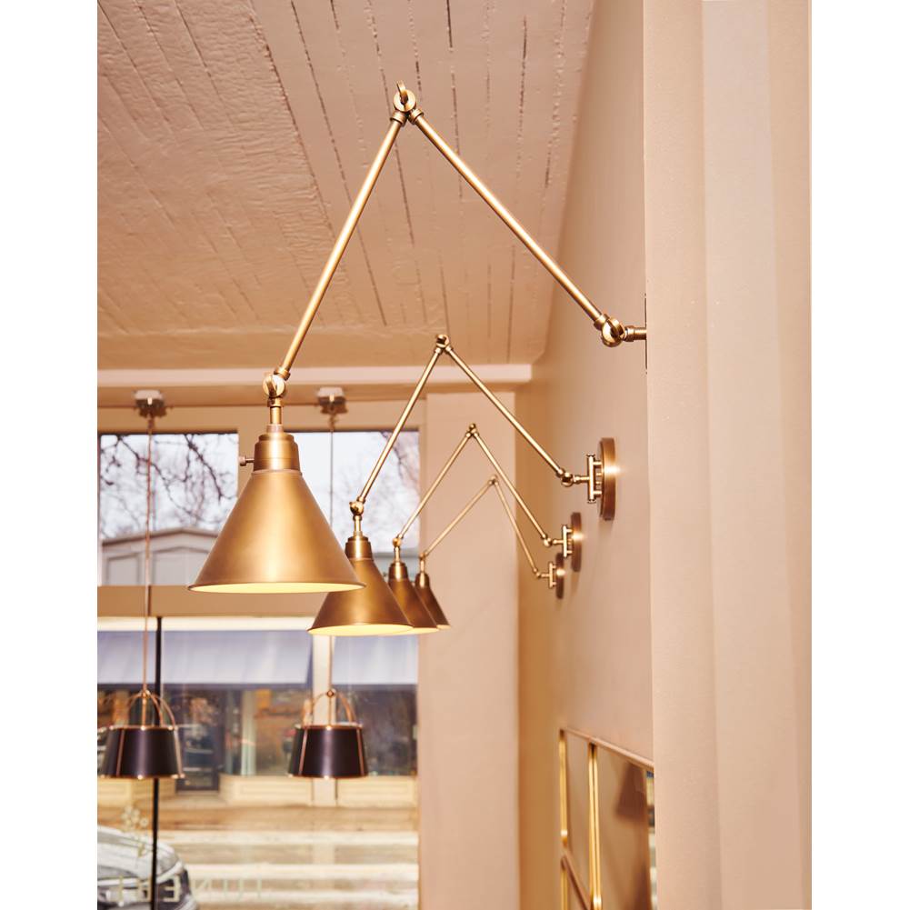 Hinkley Lighting 3692HB Heritage Brass Medium Single Light Sconce Image 3