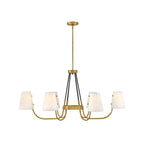 Hinkley Lighting 37388HB Heritage Brass Six Light Linear Image 1
