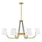 Hinkley Lighting 37388HB Heritage Brass Six Light Linear Image 6