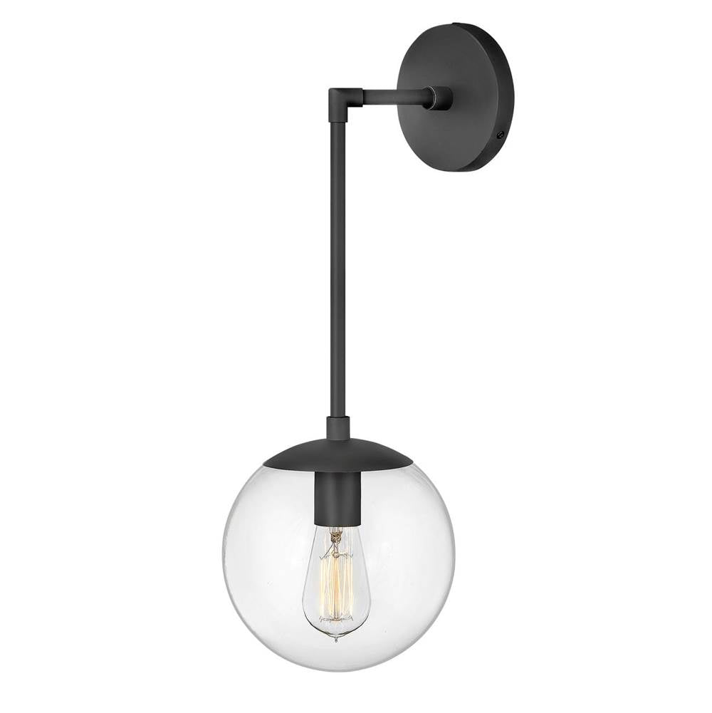 Hinkley Lighting 3742BK Black Single Light Sconce Image 1