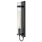 Hinkley Lighting 37852BK-LL Black Tall Single Light Sconce Image 1