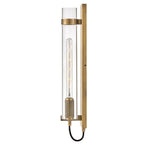 Hinkley Lighting 37852HB-LL Heritage Brass Tall Single Light Sconce Image 2