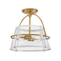 Hinkley Lighting 38111HB-PT Heritage Brass Medium Semi-flush Mount Image 1