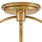Hinkley Lighting 38111HB-PT Heritage Brass Medium Semi-flush Mount Image 5