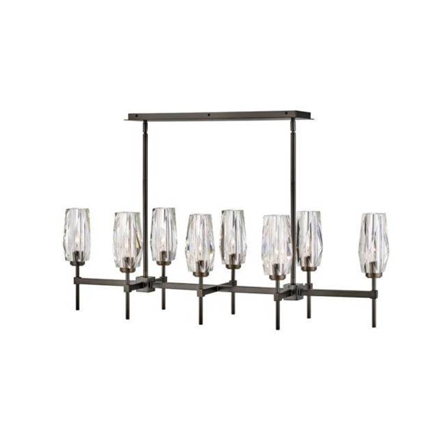 Hinkley Lighting 38256BX Black Oxide Eight Light Linear Image 1