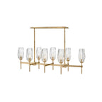 Hinkley Lighting 38256HB Heritage Brass Eight Light Linear Image 1