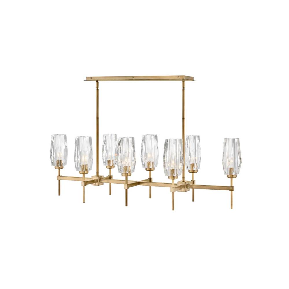 Hinkley Lighting 38256HB Heritage Brass Eight Light Linear Image 1