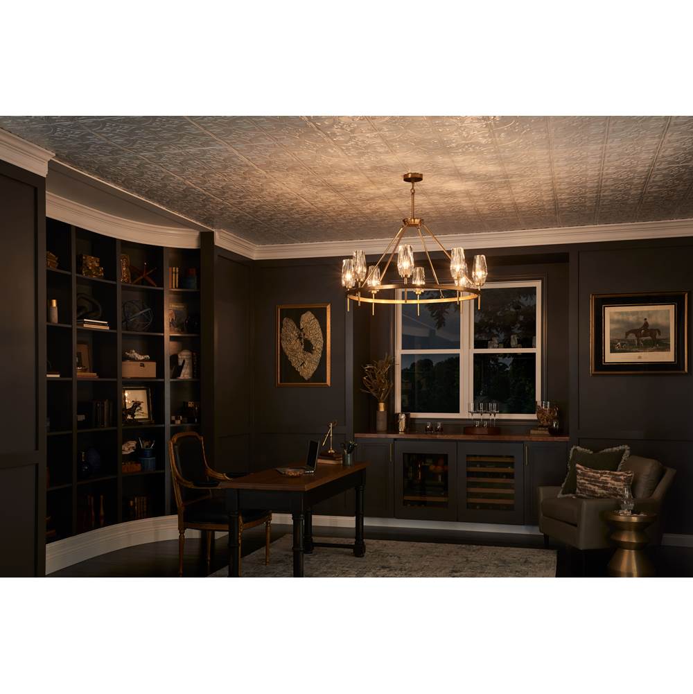 Hinkley Lighting 38258HB Heritage Brass Large Single Tier Image 4