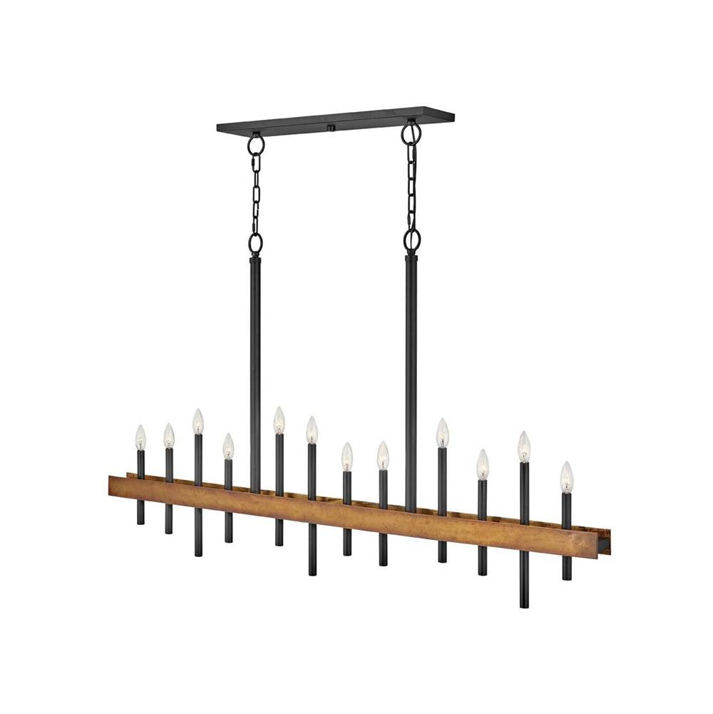 Hinkley Lighting Wells Twelve Light Linear