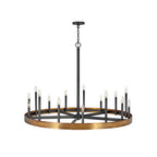 Hinkley Lighting 3865WA Weathered Brass Large Single Tier Image 1