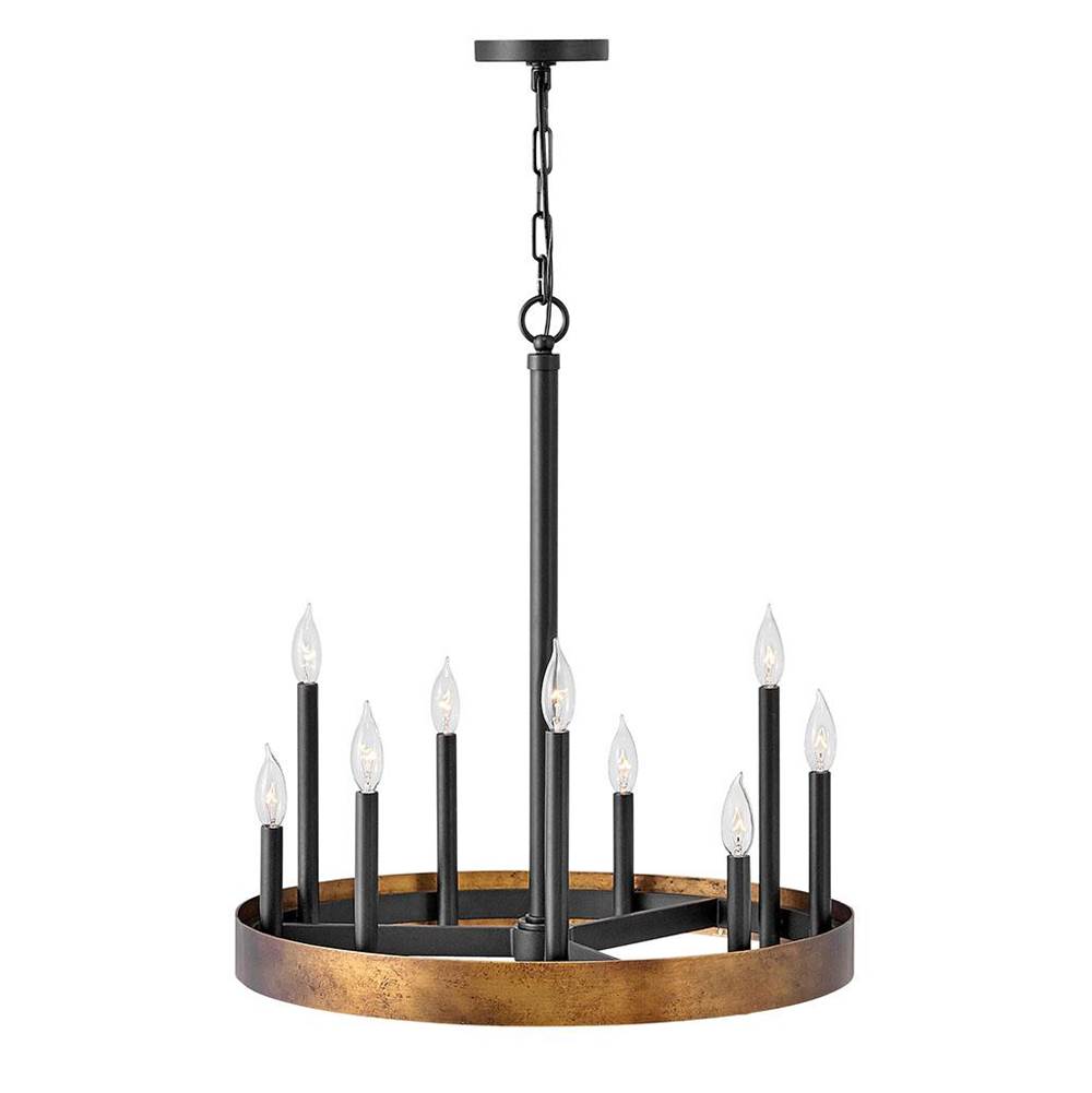 Hinkley Lighting 3866WA Weathered Brass Medium Single Tier Image 1