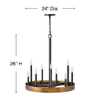 Hinkley Lighting Wells Medium Single Tier