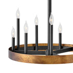 Hinkley Lighting 3866WA Weathered Brass Medium Single Tier Image 3