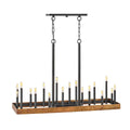 Hinkley Lighting 3868WA Weathered Brass Eighteen Light Linear Image 1