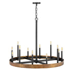 Hinkley Lighting 3869WA Weathered Brass Large Single Tier Image 1