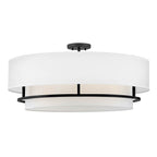 Hinkley Lighting 38895BK Black Extra Large Convertible Semi-flush Mount Image 7