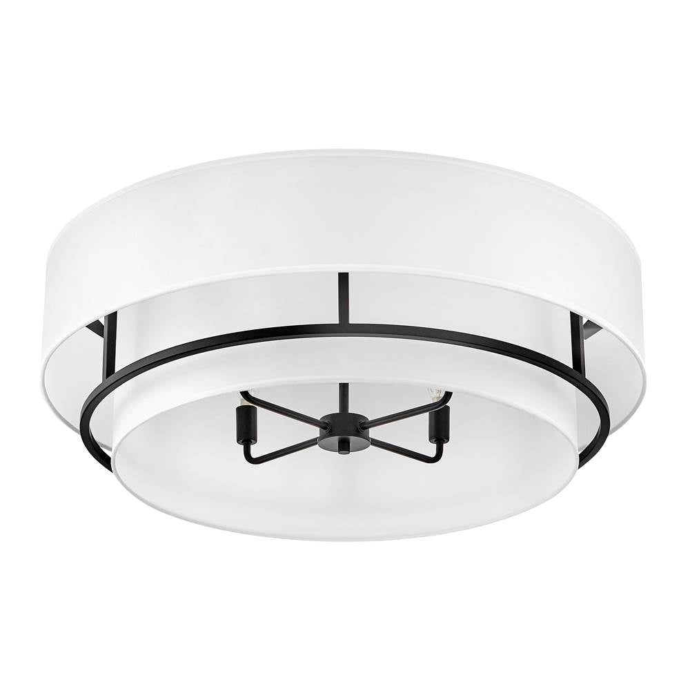 Hinkley Lighting 38895BK Black Extra Large Convertible Semi-flush Mount Image 6