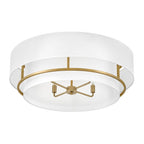 Hinkley Lighting 38895LCB Lacquered Brass Extra Large Convertible Semi-flush Mount Image 6