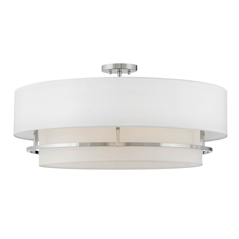 Hinkley Lighting 38895PN Polished Nickel Extra Large Convertible Semi-flush Mount Image 7