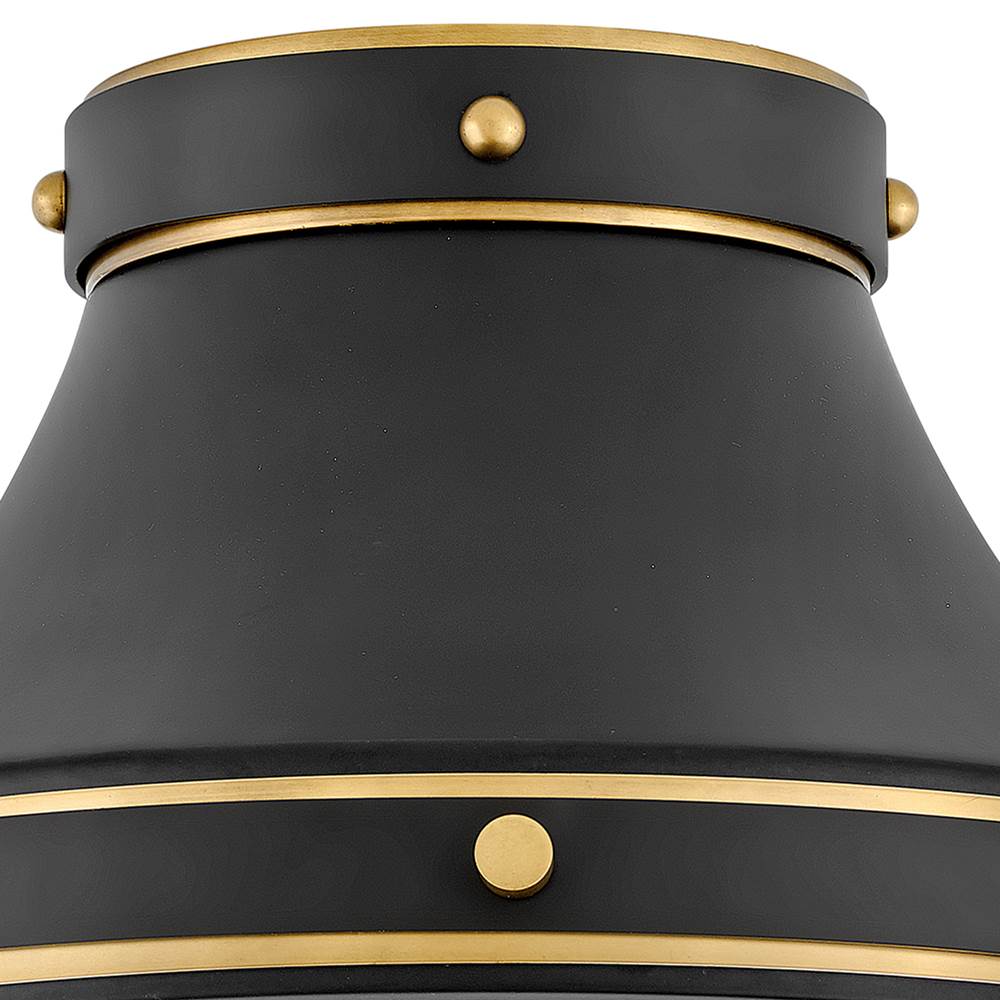 Hinkley Lighting 39051BK Black Small Flush Mount Image 4