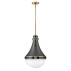 Hinkley Lighting 39054BK Black Medium Pendant Image 1