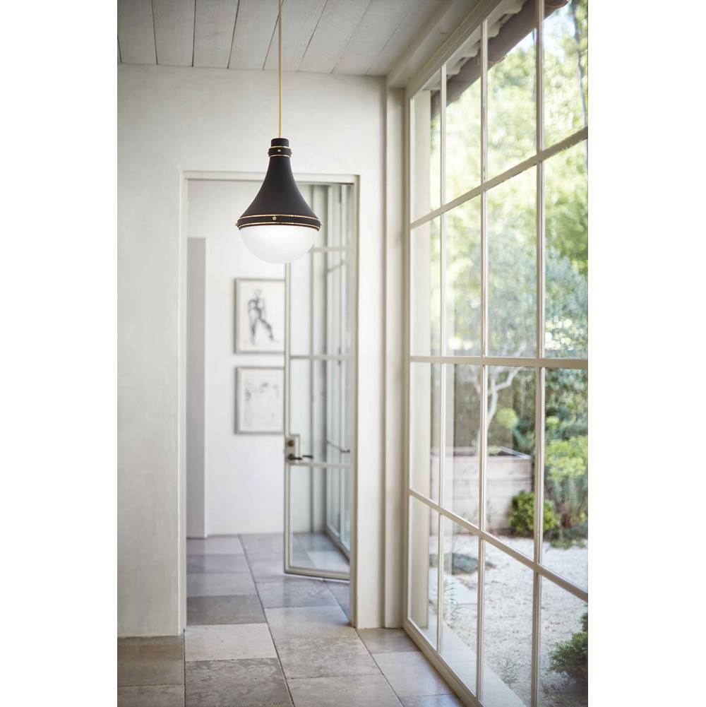 Hinkley Lighting 39054BK Black Medium Pendant Image 2