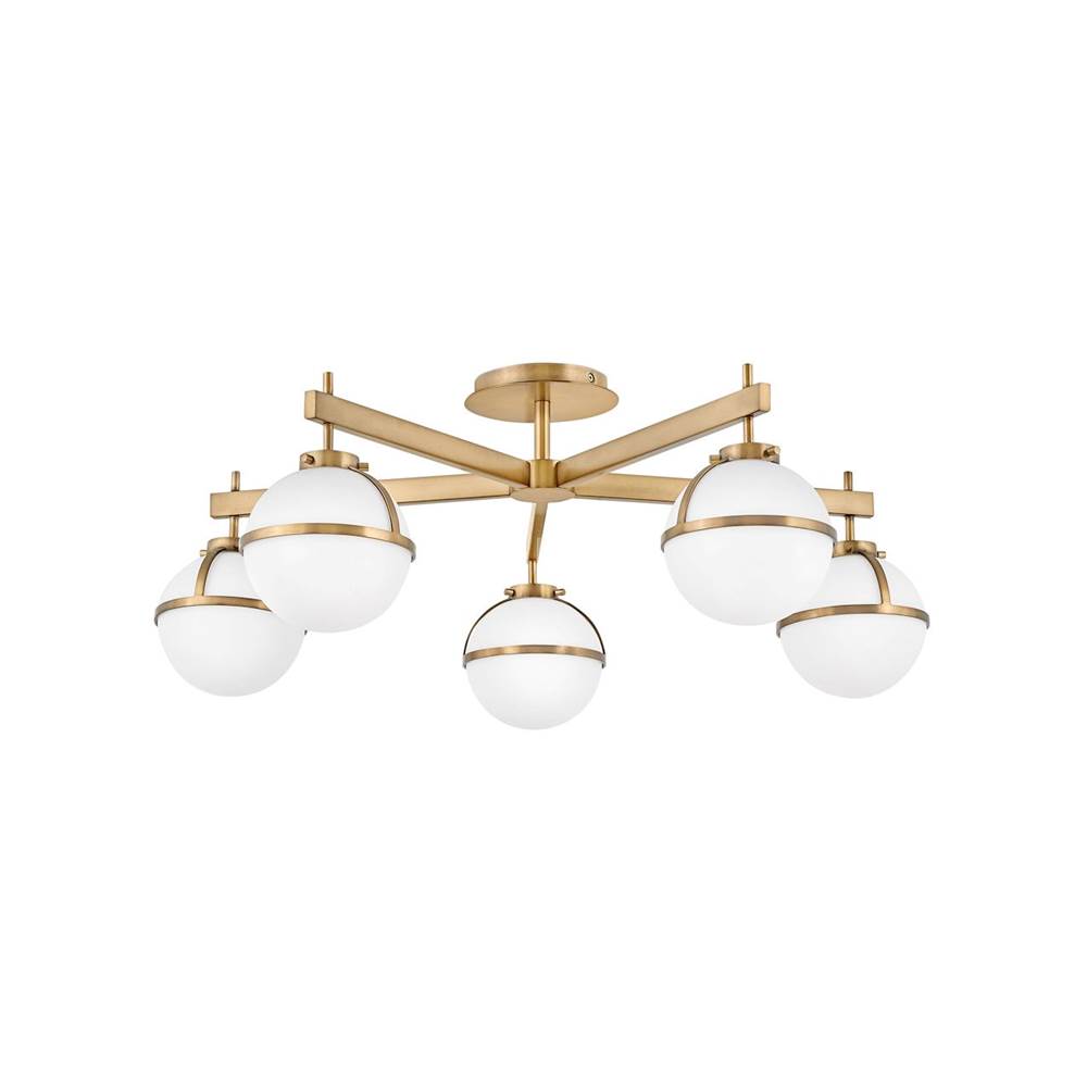 Hinkley Lighting 39674HB Heritage Brass Extra Large Semi-flush Mount Image 1