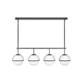 Hinkley Lighting 39675BK Black Four Light Linear Image 1