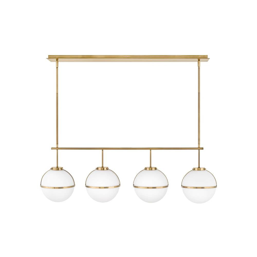 Hinkley Lighting 39675HB Heritage Brass Four Light Linear Image 1