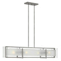 Hinkley Lighting 3996BN Brushed Nickel Four Light Linear Image 1