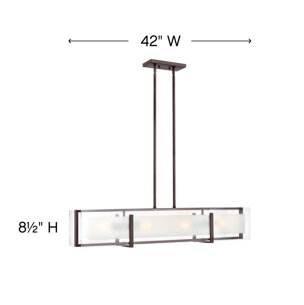 Hinkley Lighting Latitude Four Light Linear