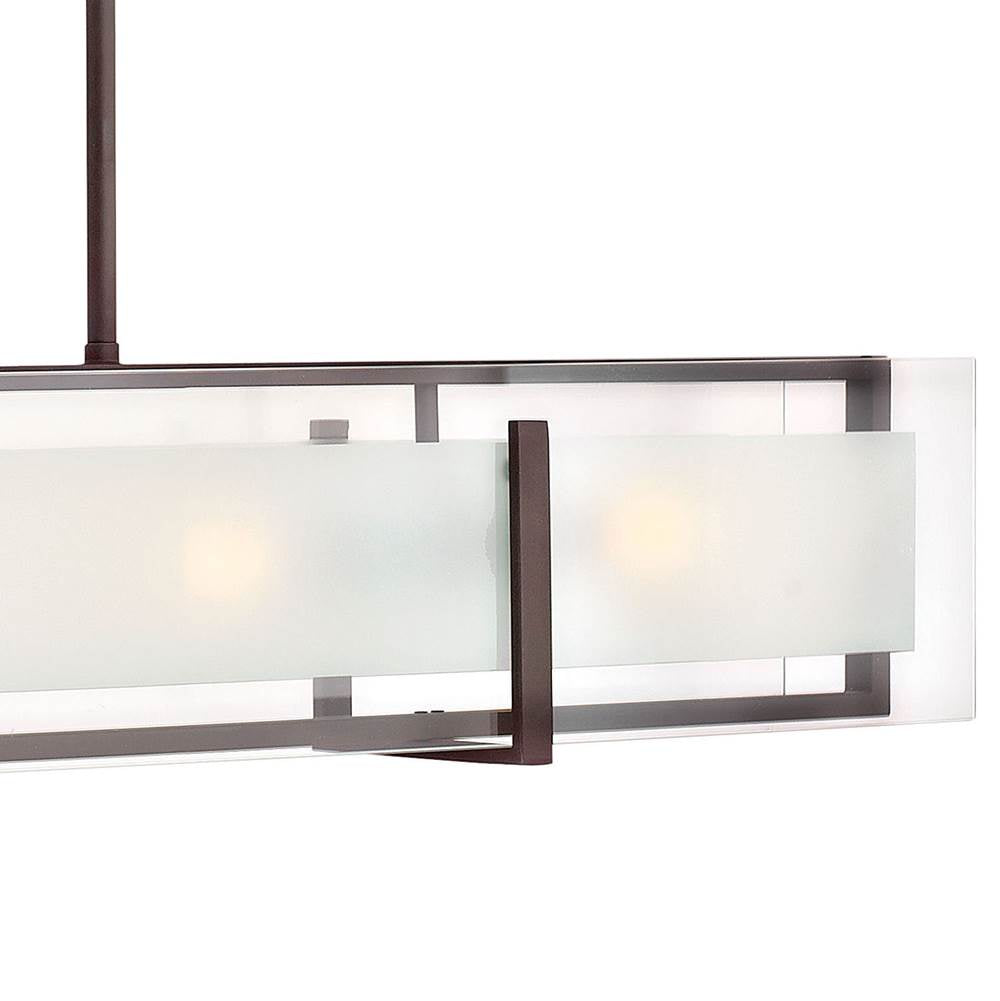Hinkley Lighting 3996OZ Oil Rubbed Bronze Four Light Linear Image 2
