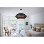 Hinkley Lighting 40385BLK Black Large Convertible Drum Image 2