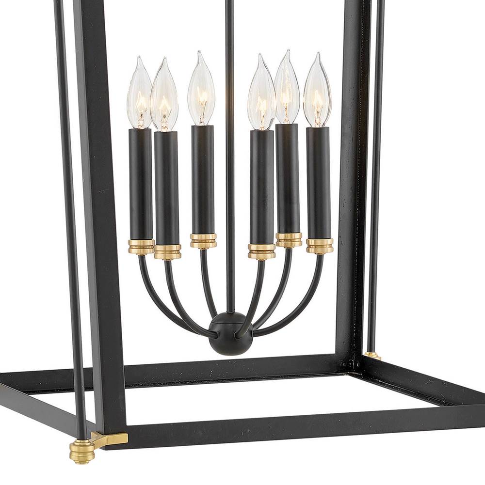 Hinkley Lighting 4056BK Black Large Open Frame Image 4