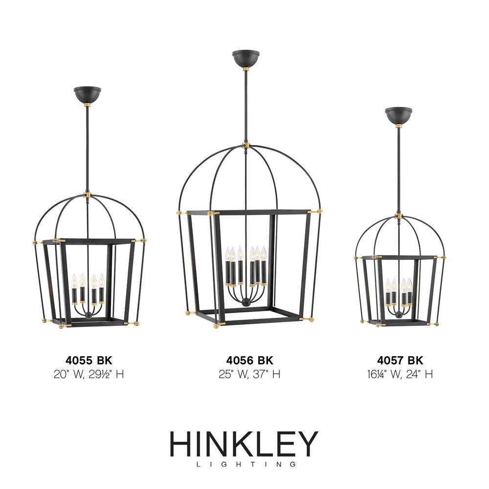 Hinkley Lighting 4056BK Black Large Open Frame Image 2