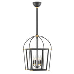 Hinkley Lighting 4057BK Black Small Open Frame Pendant Image 1