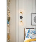 Hinkley Lighting 40692BK Black Two Light Sconce Image 4
