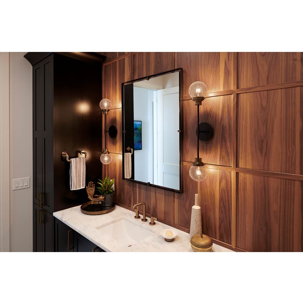 Hinkley Lighting 40692BK Black Two Light Sconce Image 3