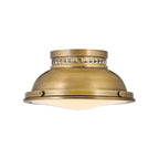 Hinkley Lighting 4081HB Heritage Brass Medium Flush Mount Image 1