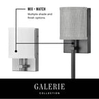 Hinkley Lighting 41011BK Black Single Light Sconce Image 4