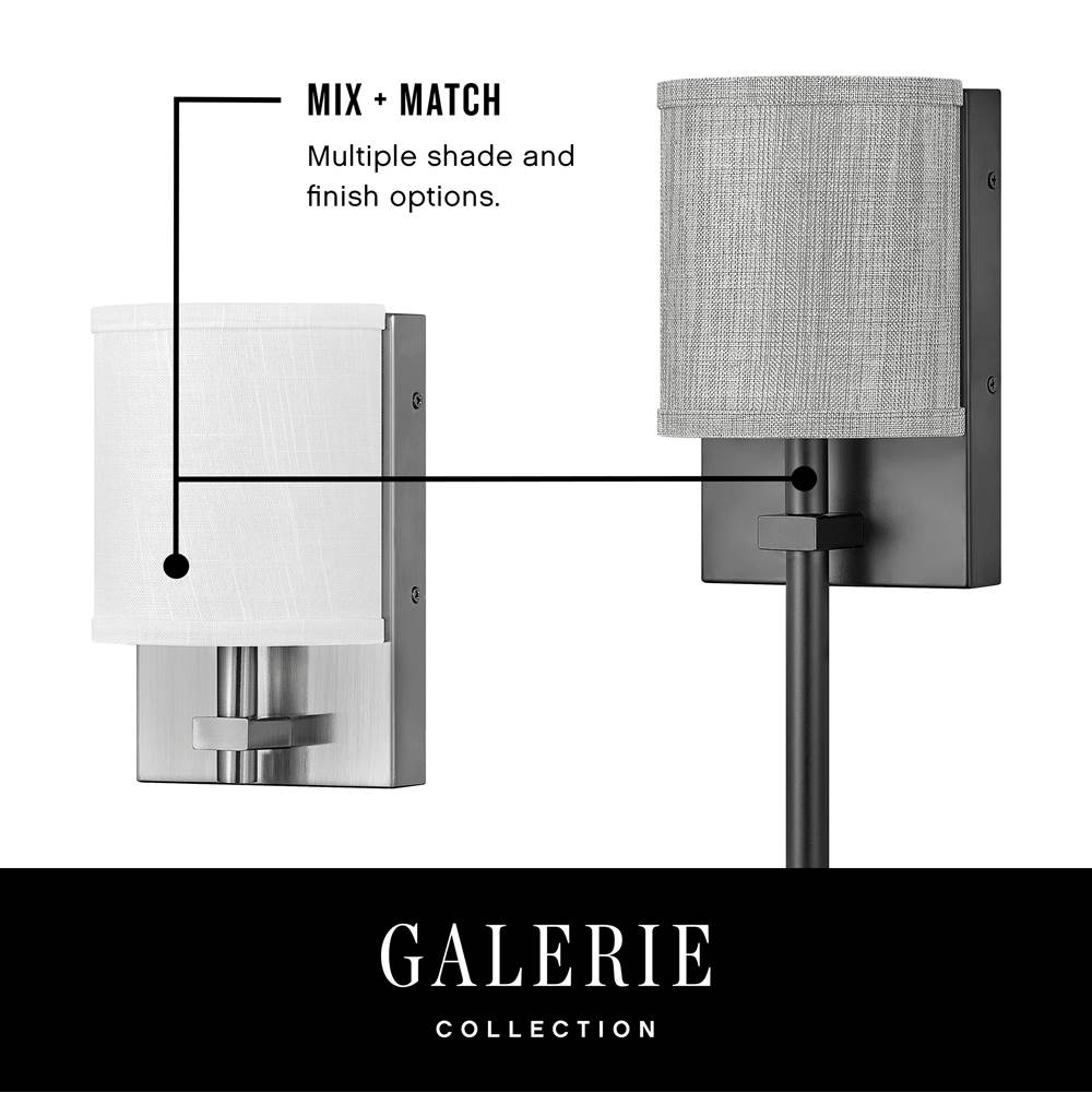 Hinkley Lighting 41011BK Black Single Light Sconce Image 4