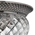 Hinkley Lighting 4102PL Polished Antique Nickel Small Flush Mount Image 2