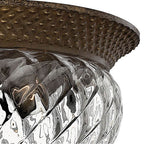 Hinkley Lighting 4102PZ Pearl Bronze Small Flush Mount Image 3